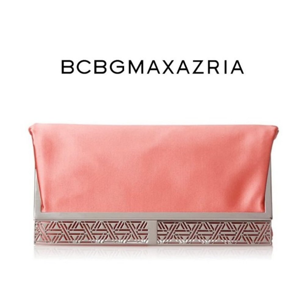 BCBGMAXAZRIA Milena Ambrosia Satin Clutch